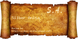 Silber Anita névjegykártya